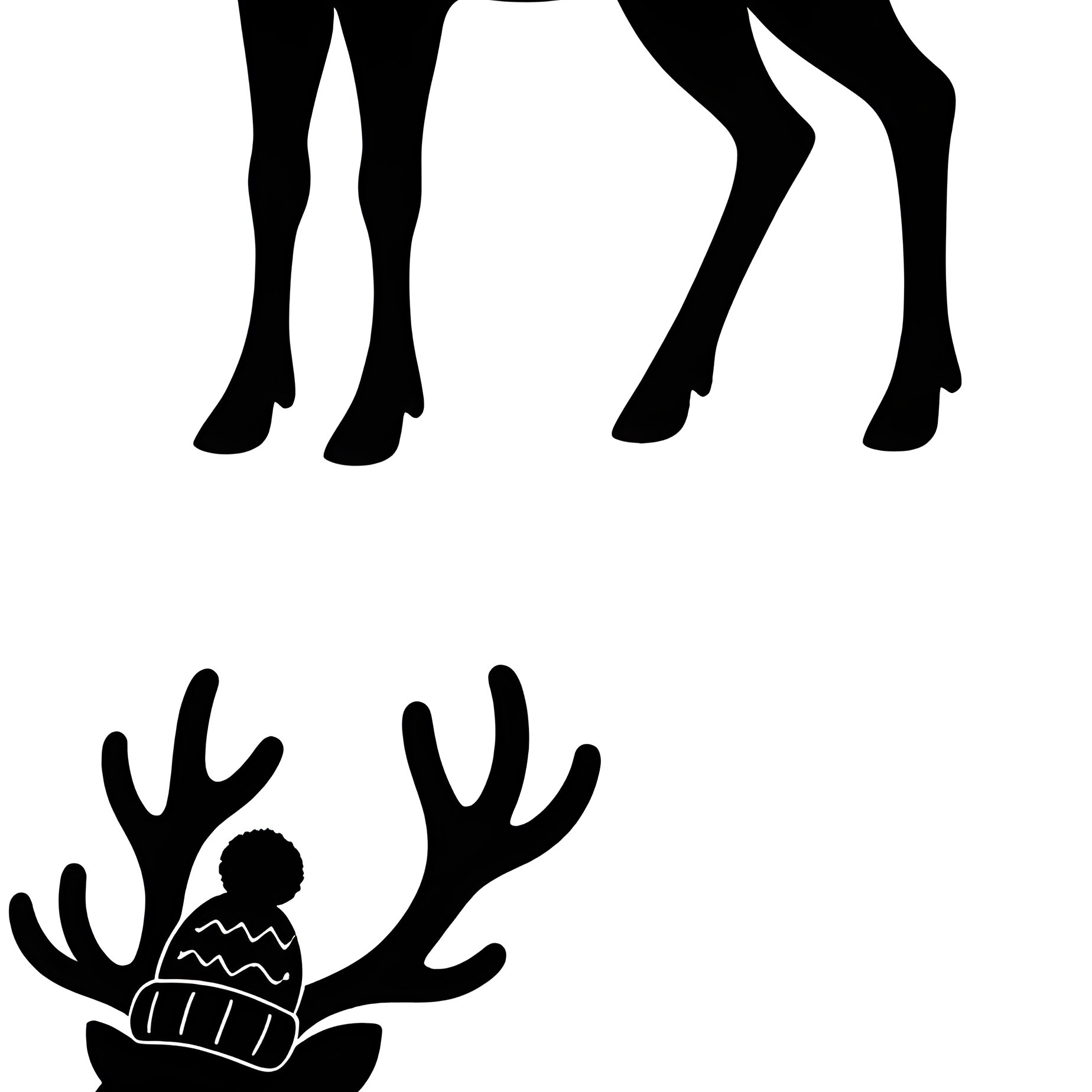 Stylized Reindeer Illustrations Reindeer Festival - Full Resolution Quality Preview