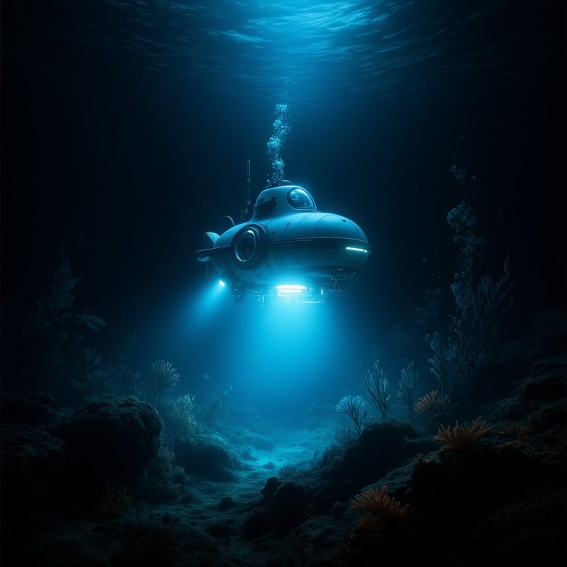 Submersible Light In Darkness Science Fiction