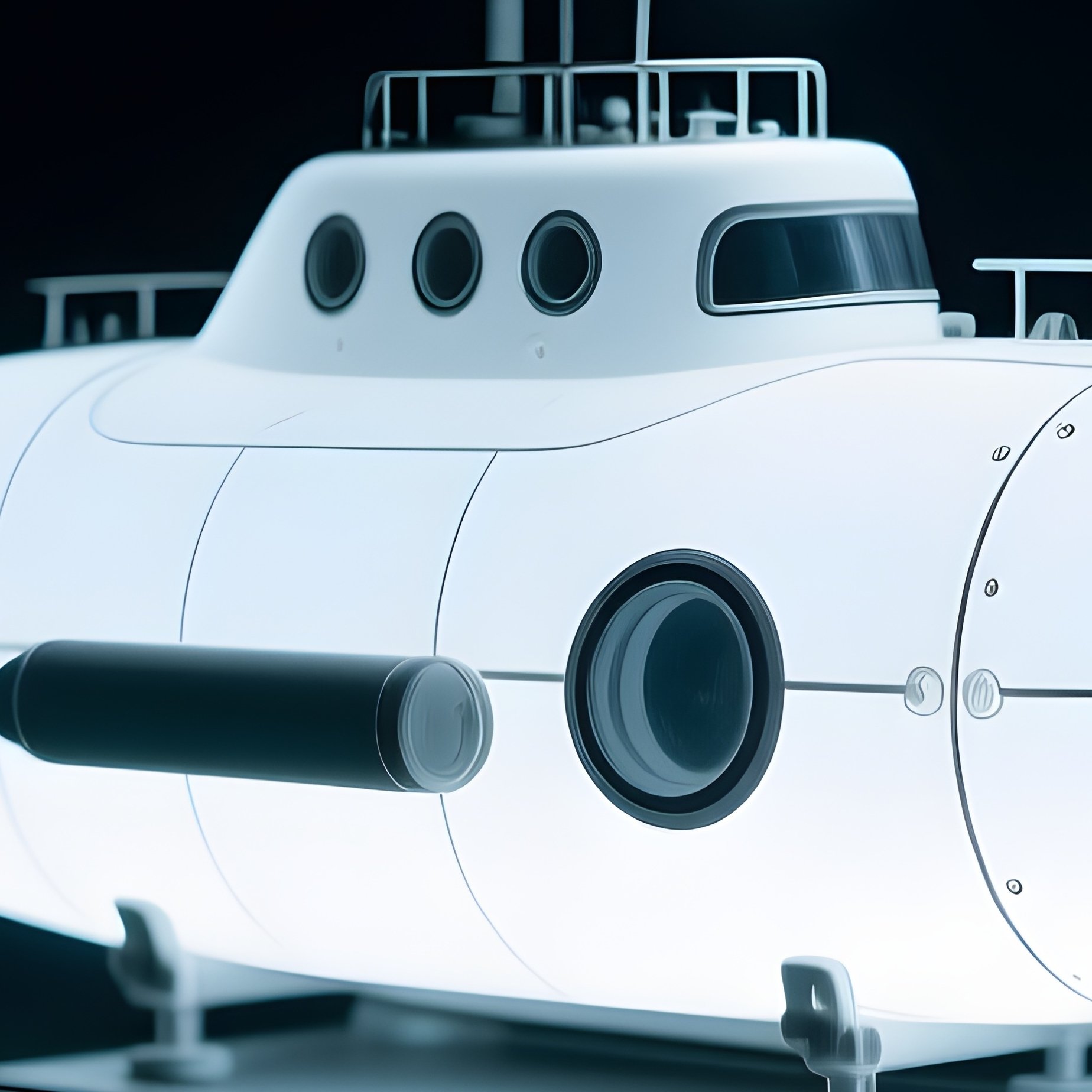 Submersible Light In Darkness Still Life - Full Resolution Quality Preview