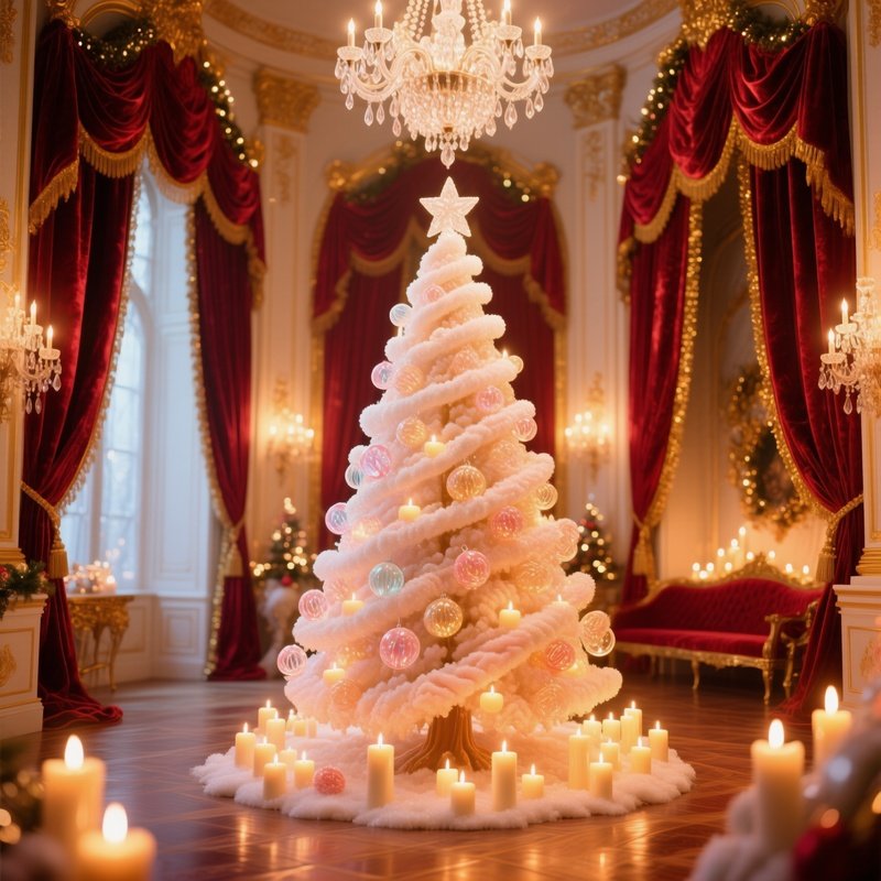 Sugar Christmas Tree In Grand Hall