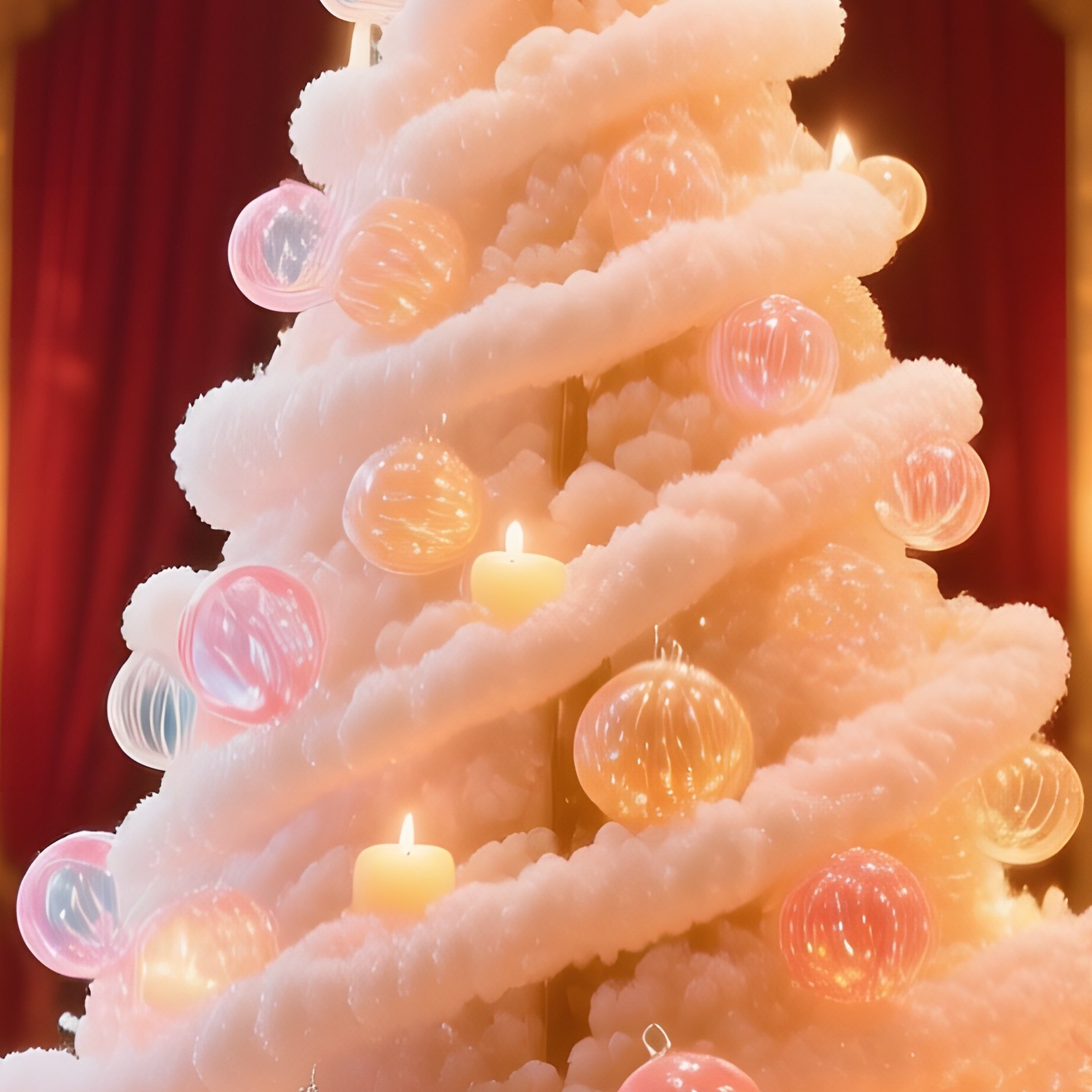 Sugar Christmas Tree In Grand Hall - Full Resolution Quality Preview