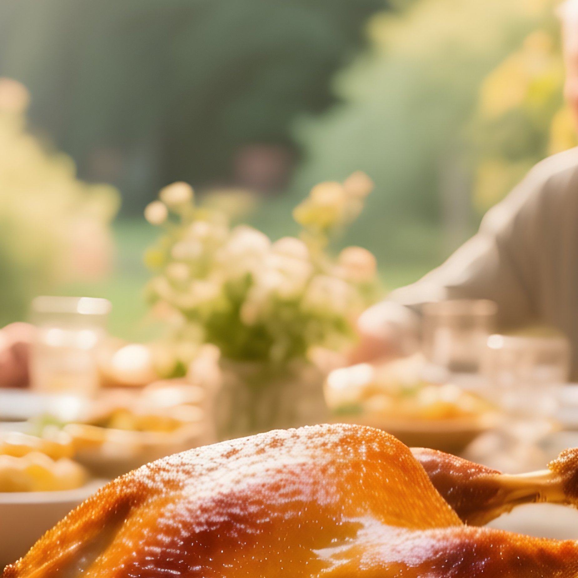 Sunday Feast Family Table Roast Lemon Potatoes Salad Tzatziki Vine Leaves - Full Resolution Quality Preview