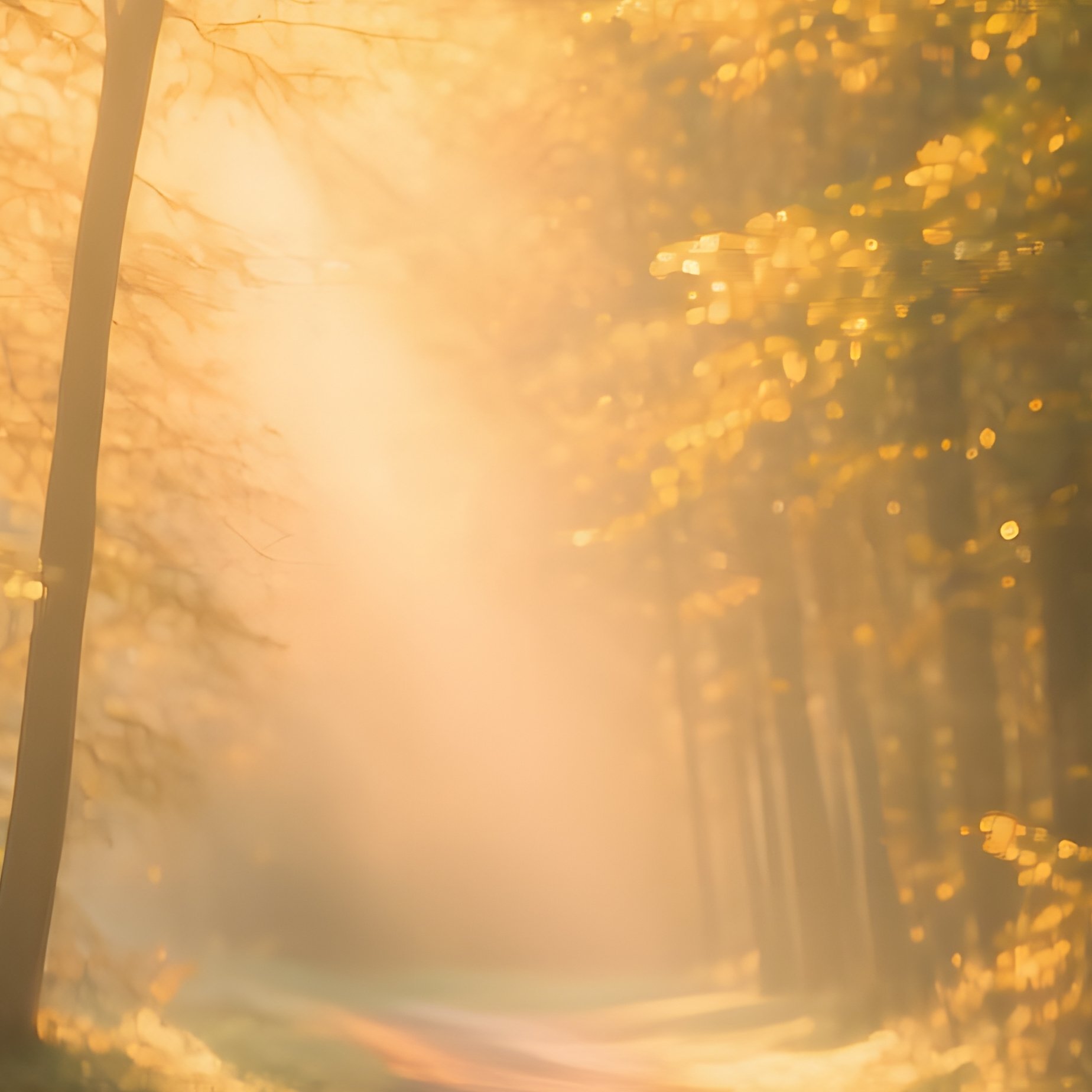 Sunlit Forest Path Forest Sunlight - Full Resolution Quality Preview
