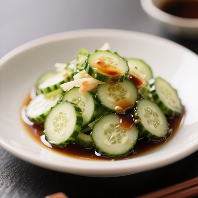 Sunomono Cucumber Salad With Vinegar Dressing