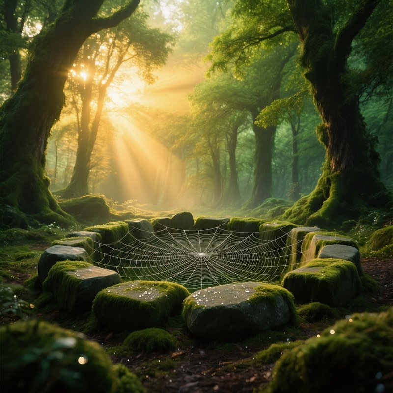 Sunrise In A Fairy Tale Wood