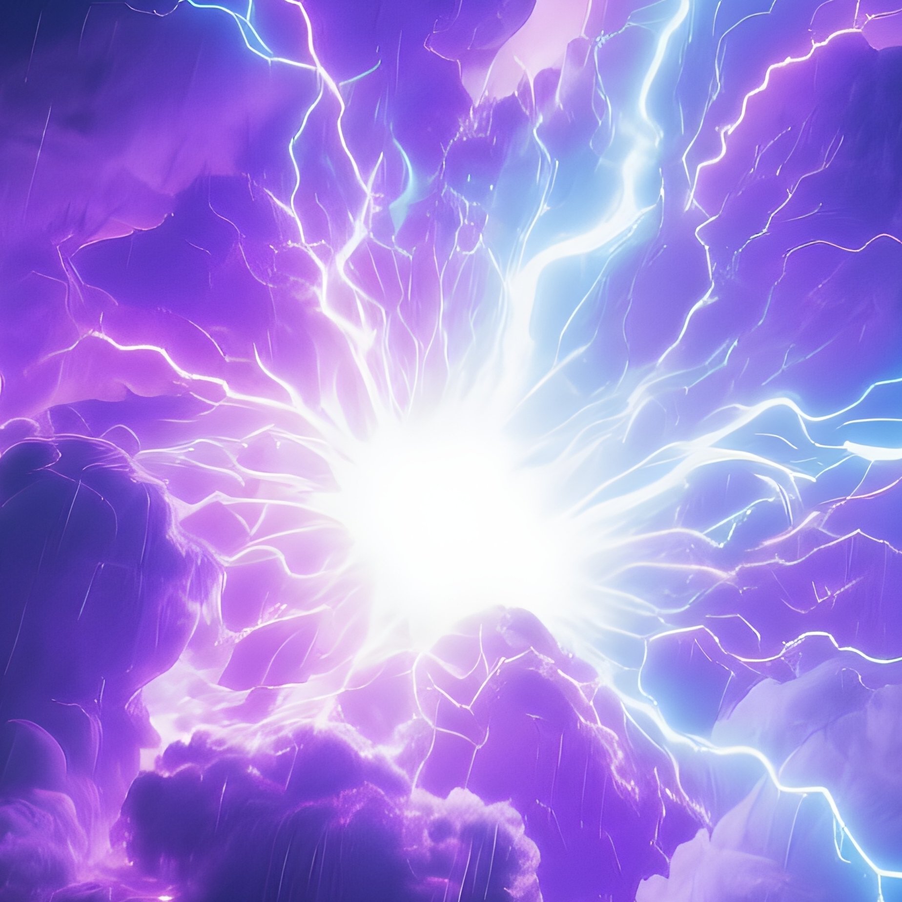 Super Rare Antimatter Cloud Flash In Storm Clouds - Full Resolution Quality Preview
