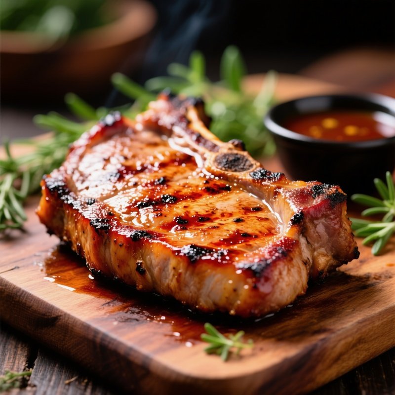 Sweet Savory Grilled Pork Chop