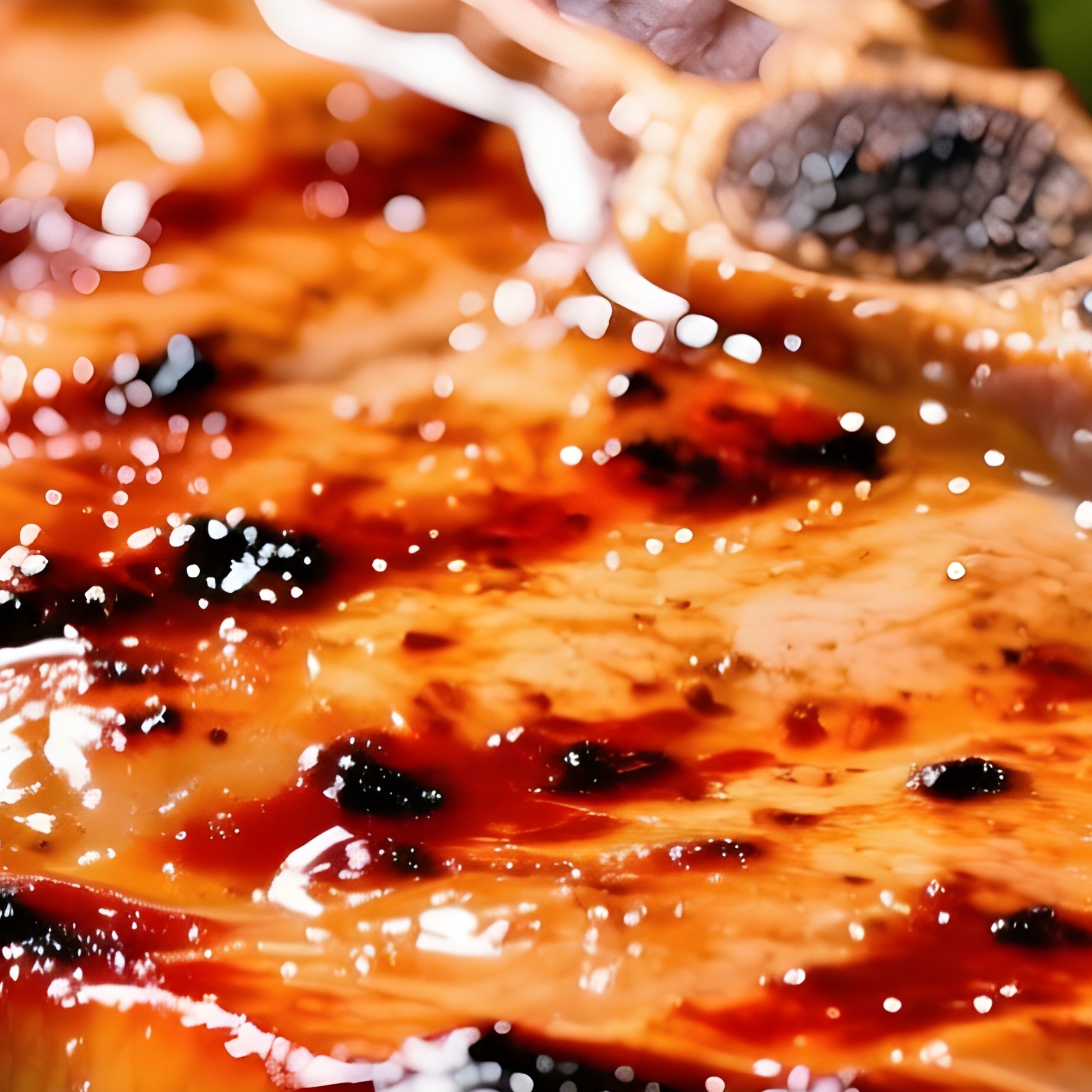 Sweet Savory Grilled Pork Chop - Full Resolution Quality Preview