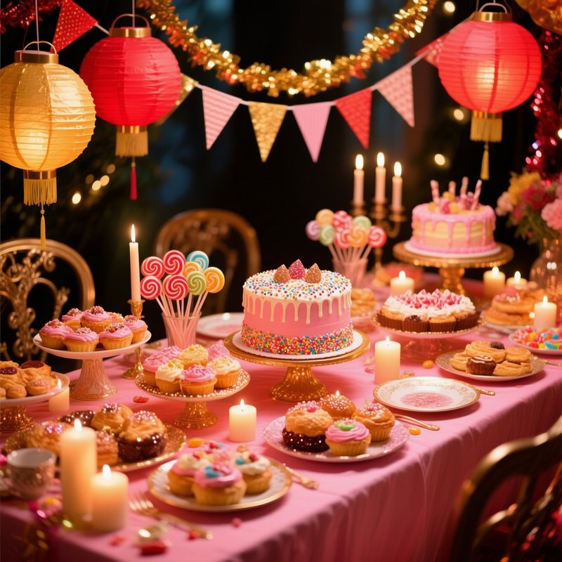 Sweetness Fillings And Festive Decoration