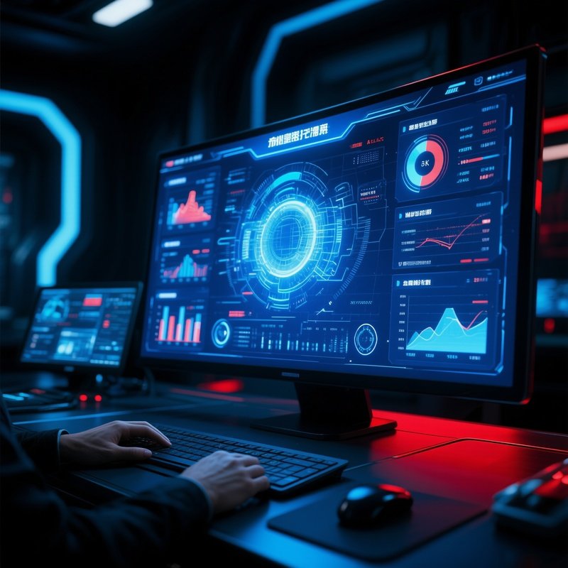 System Administrator Monitoring Dashboard Science Fiction