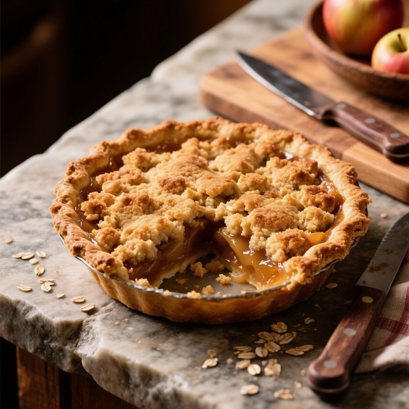 Szarlotka Polish Apple Pie With Crumble Top