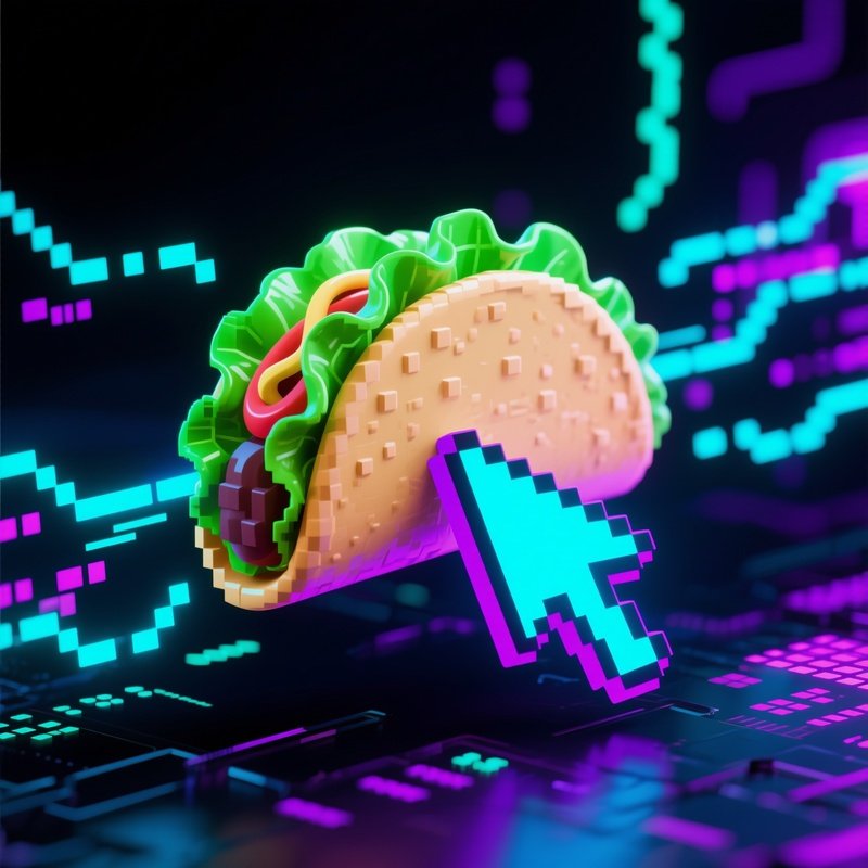 Taco Mouse Abstract Concept