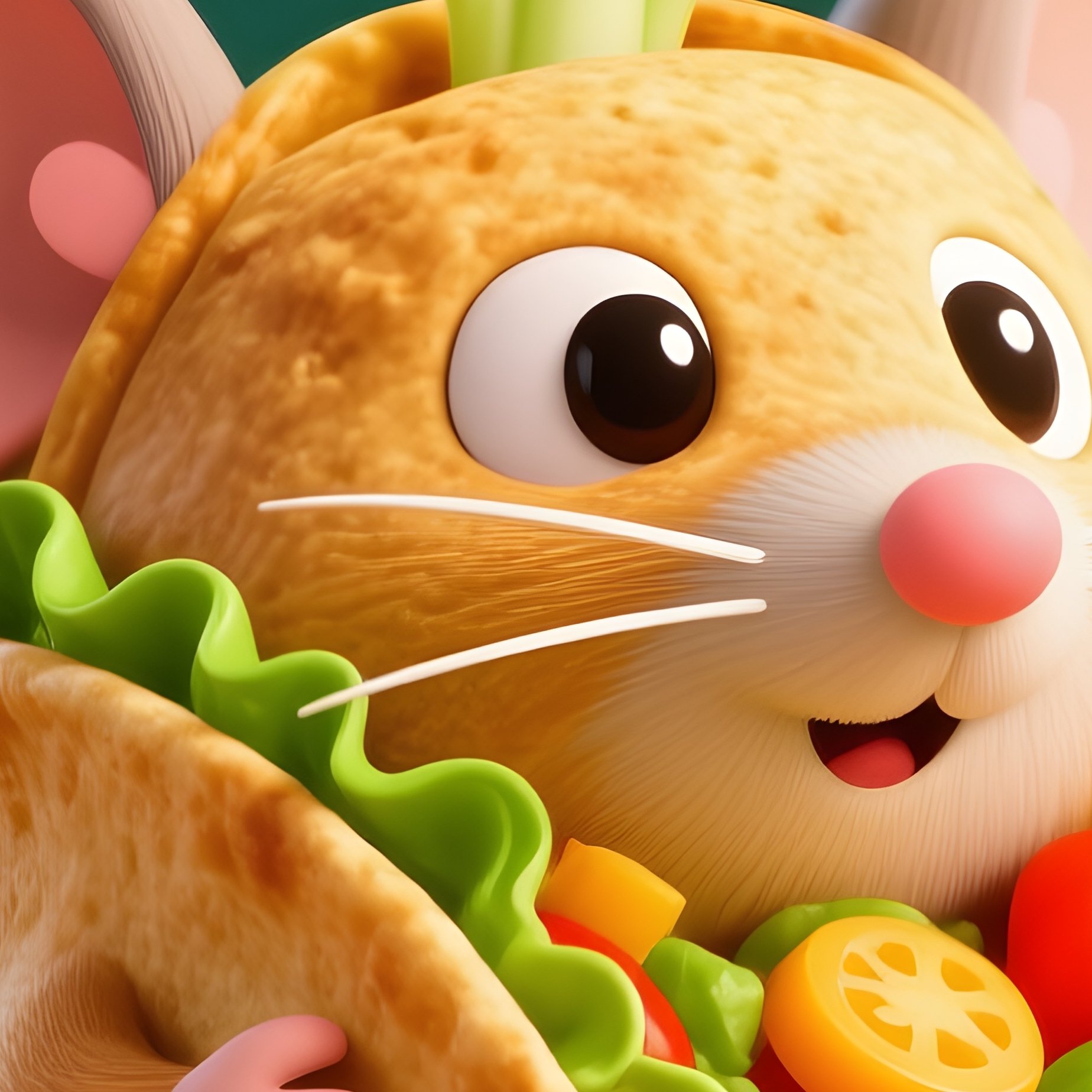 Taco Mouse Click Lettuce - Full Resolution Quality Preview