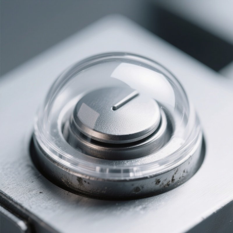 Tactile Dome Button Under Clear Membrane