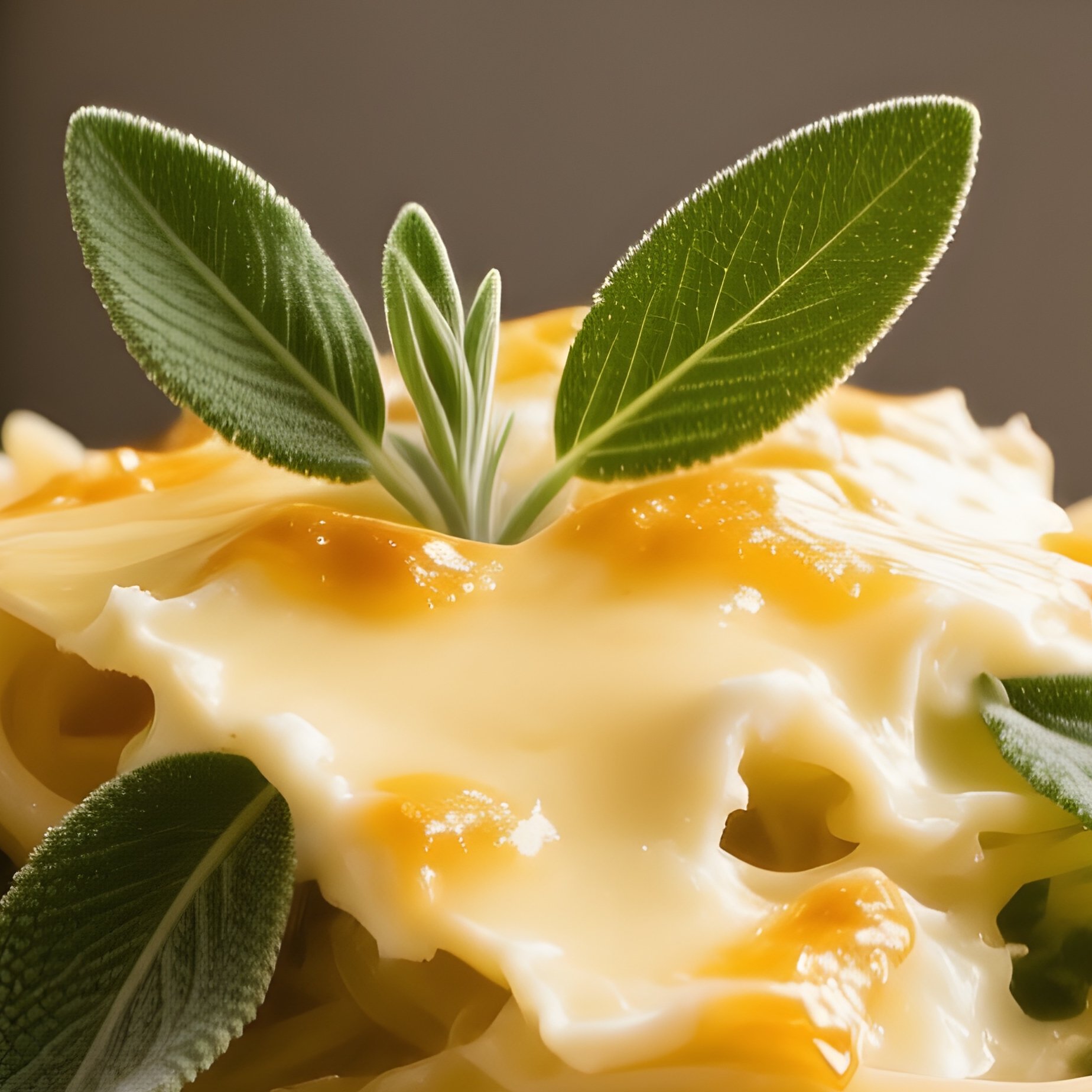 Tagliolini Al Burro E Salvia Fresh Pasta With Butter Sage And Cheese - Full Resolution Quality Preview