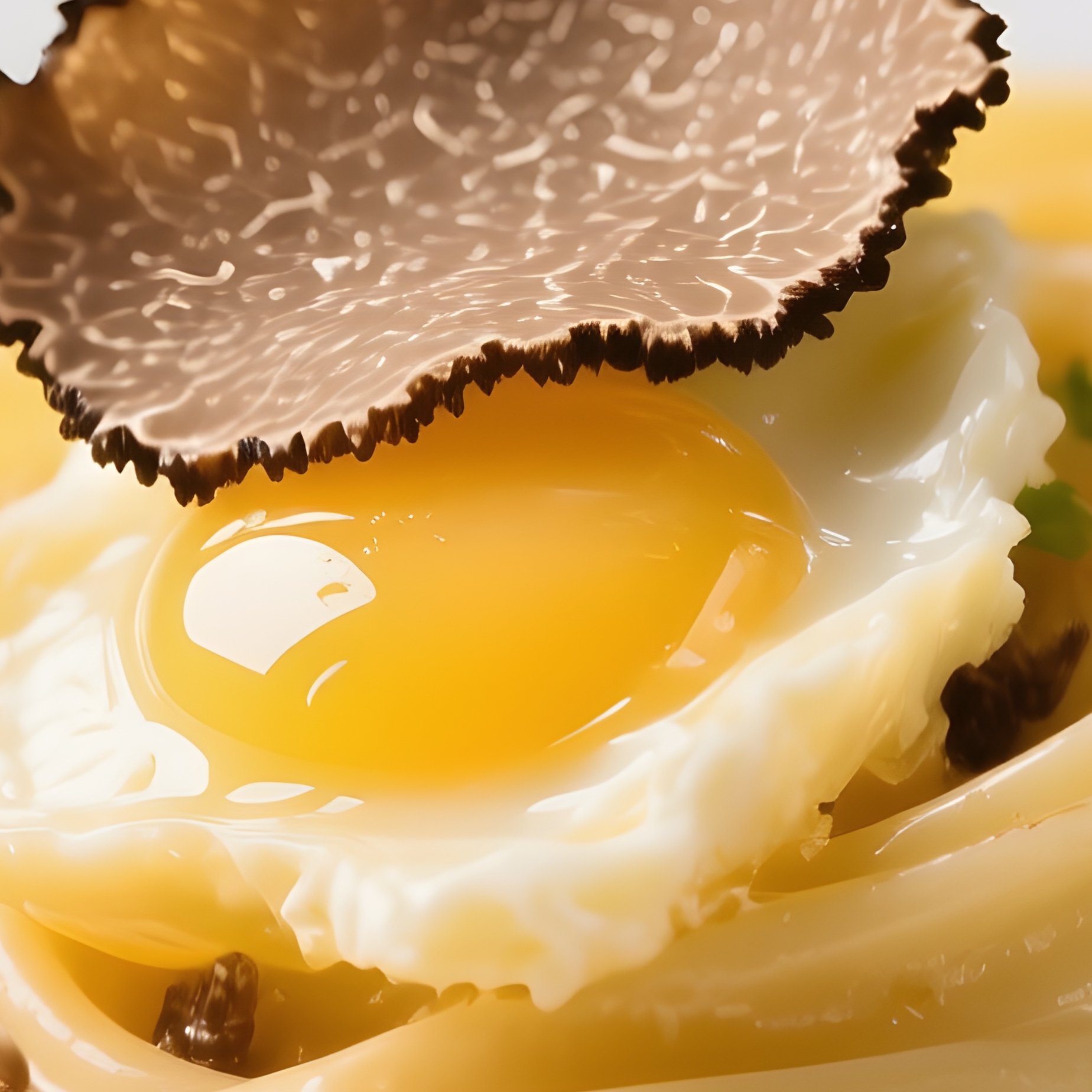 Tagliolini Al Tartufo Featuring Fine Egg Pasta With Butter And Fresh Shaved Truffle - Full Resolution Quality Preview