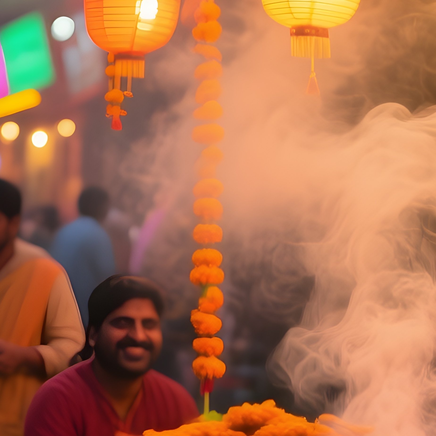 Tandoori Starters Smoky Vibrant Evening - Full Resolution Quality Preview