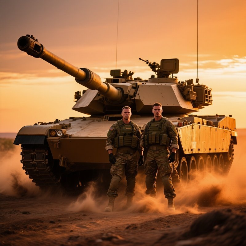 Tank Crew Sunset Dust