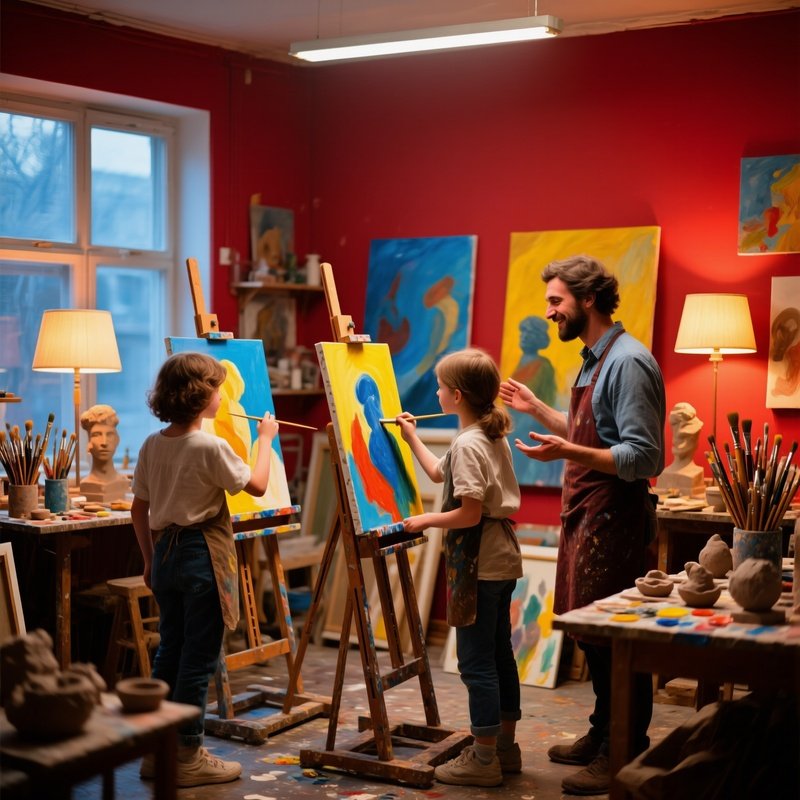 Teaching Learning Art Class