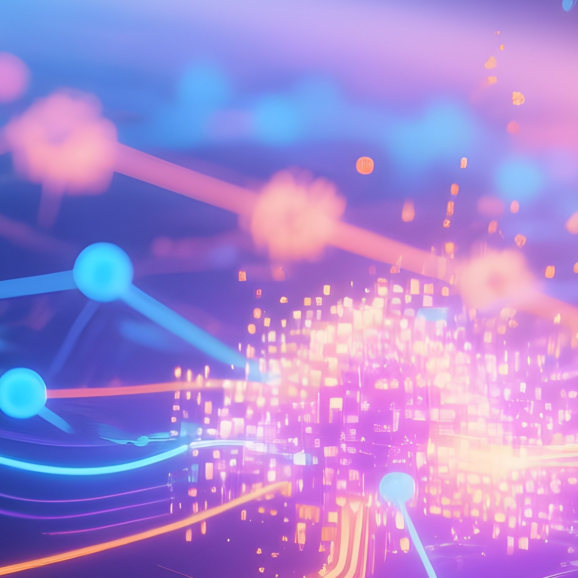 Technology And Data As Abstract Data Visualization - Full Resolution Quality Preview