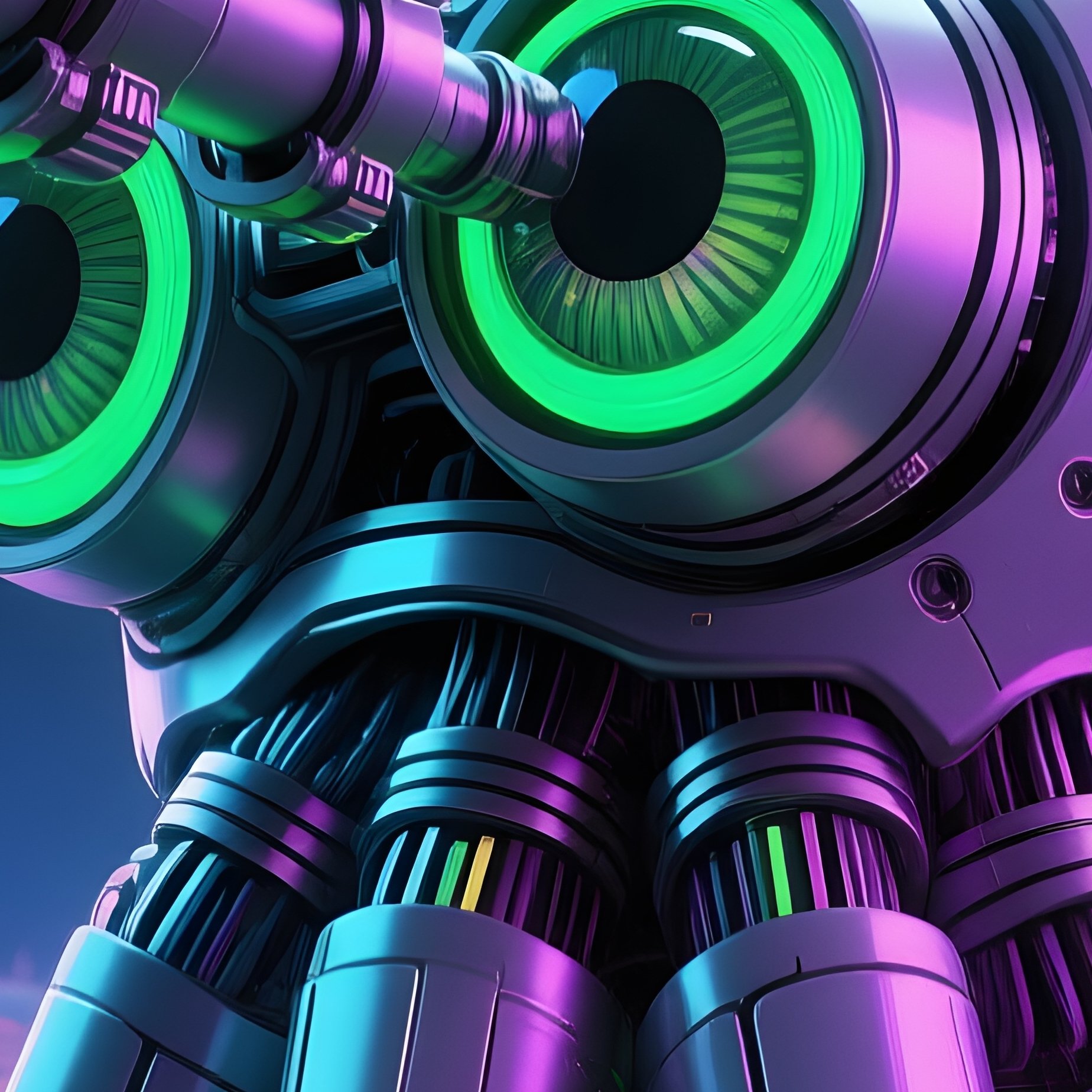 Telescope Octopus Tubular Eyes Swiveling Independently 2 - Full Resolution Quality Preview