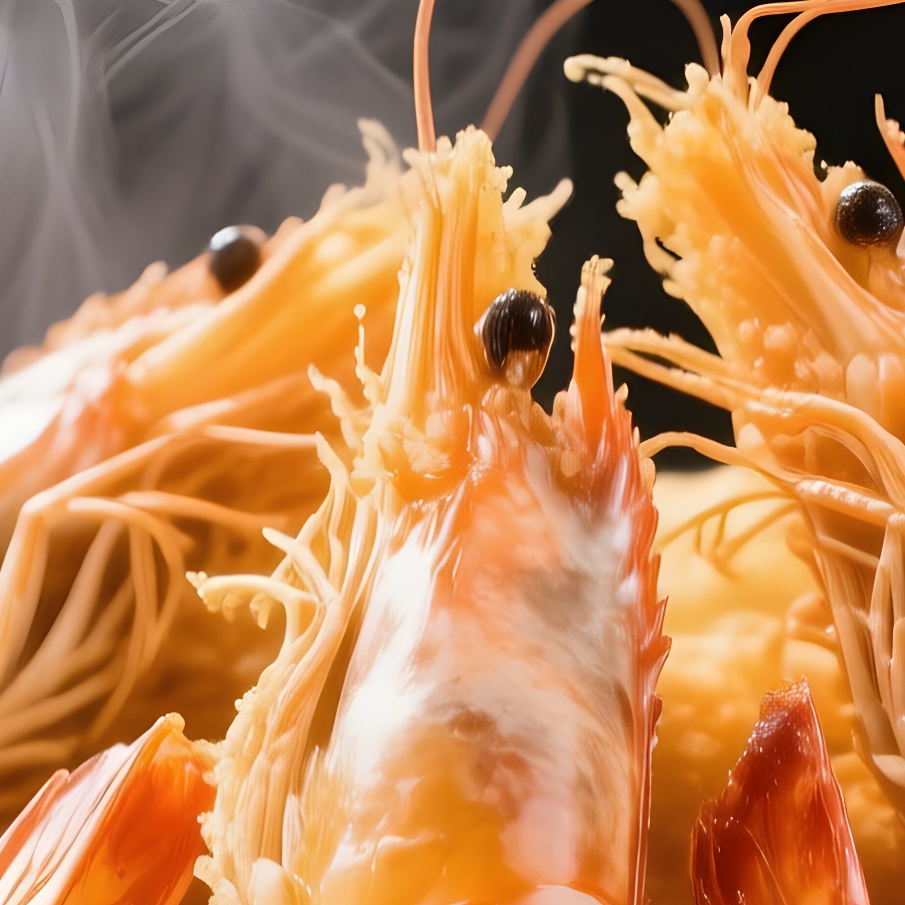 Tempura Shrimp Deep Fried Crisp Batter - Full Resolution Quality Preview