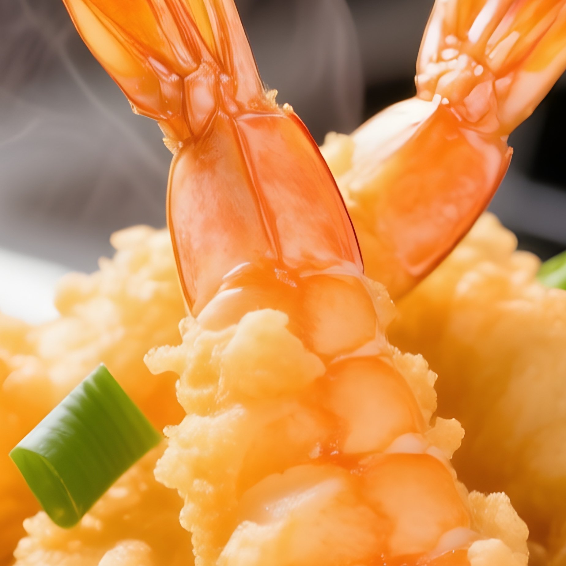 Tempura Shrimp Deep Fried Crisp Light Batter - Full Resolution Quality Preview