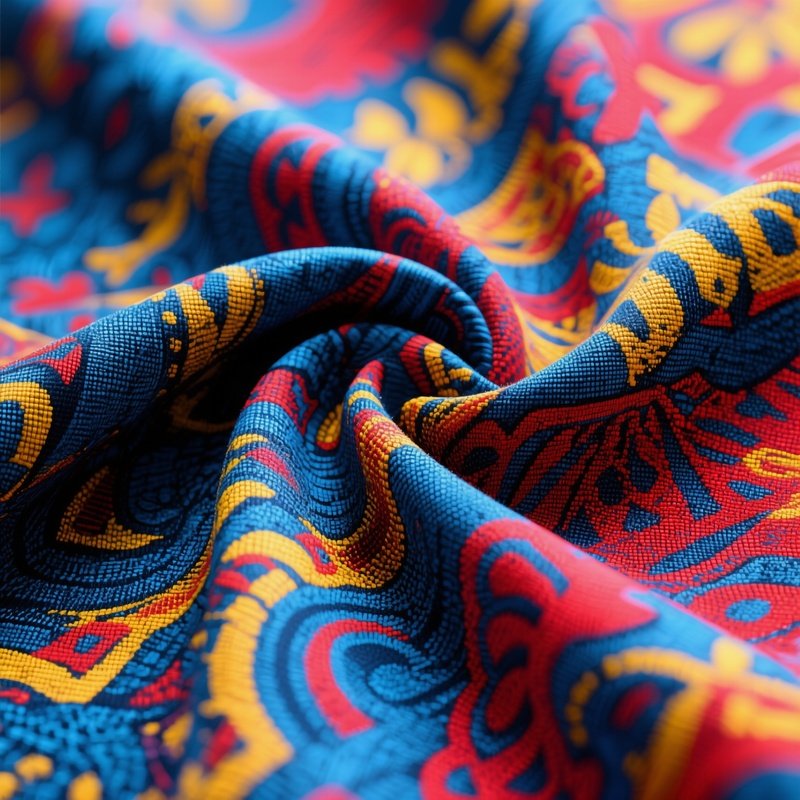 Textile Manufacturing Digital Texture