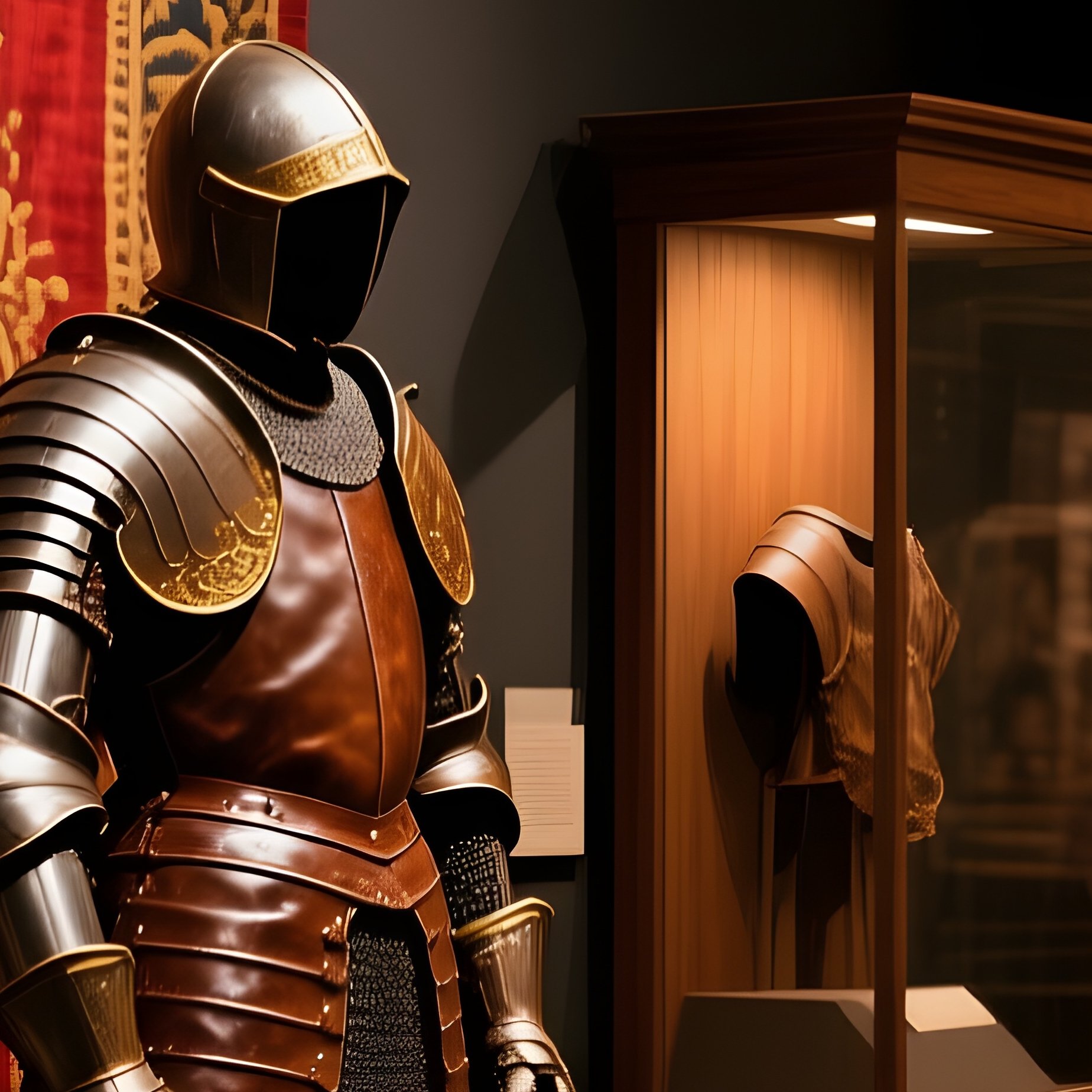 Textiles And Leather Ancient Tapestries And Leather Armor - Full Resolution Quality Preview