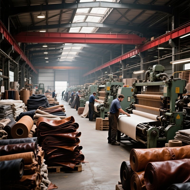 Textiles And Leather Textile Industry Warehouse
