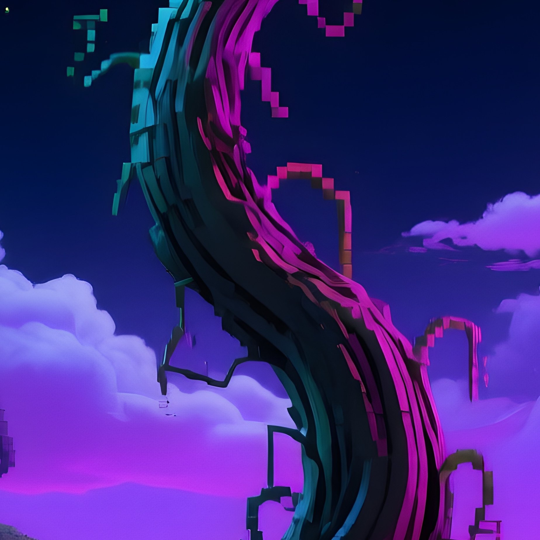 The Beanstalk Surreal Nightmare Reach Clouds Giants Live - Full Resolution Quality Preview