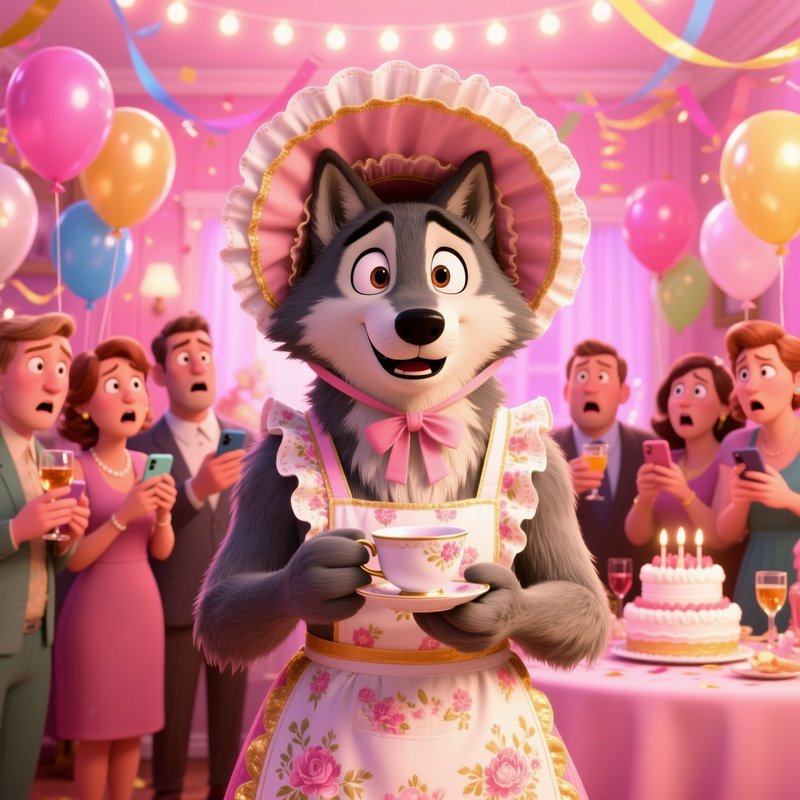 The Big Bad Wolf Grandmother Wolf