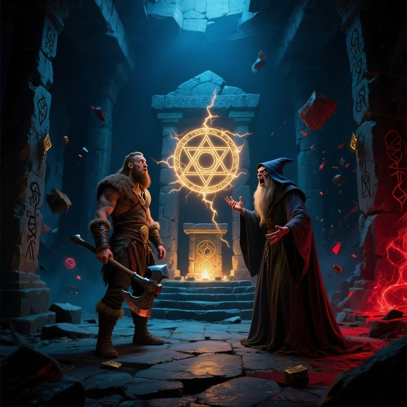 The Body Swap Magical Trap Switches Minds Barbarian Wizard