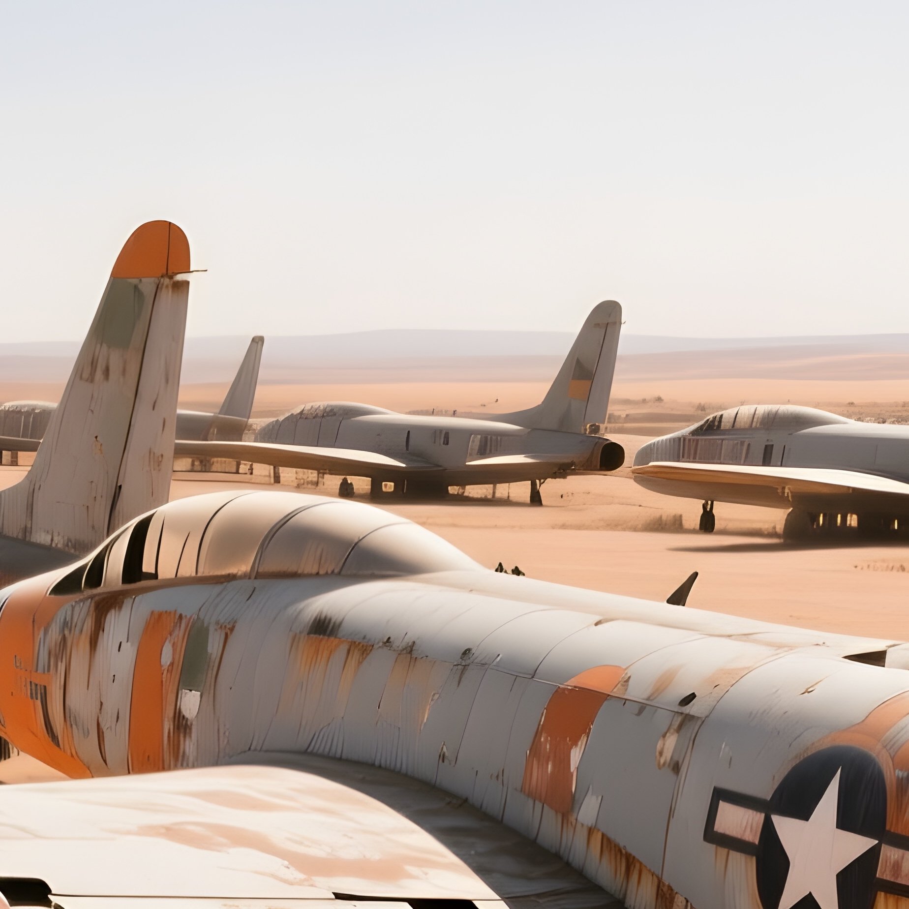 The Boneyard Retired Aircraft Desert - Full Resolution Quality Preview