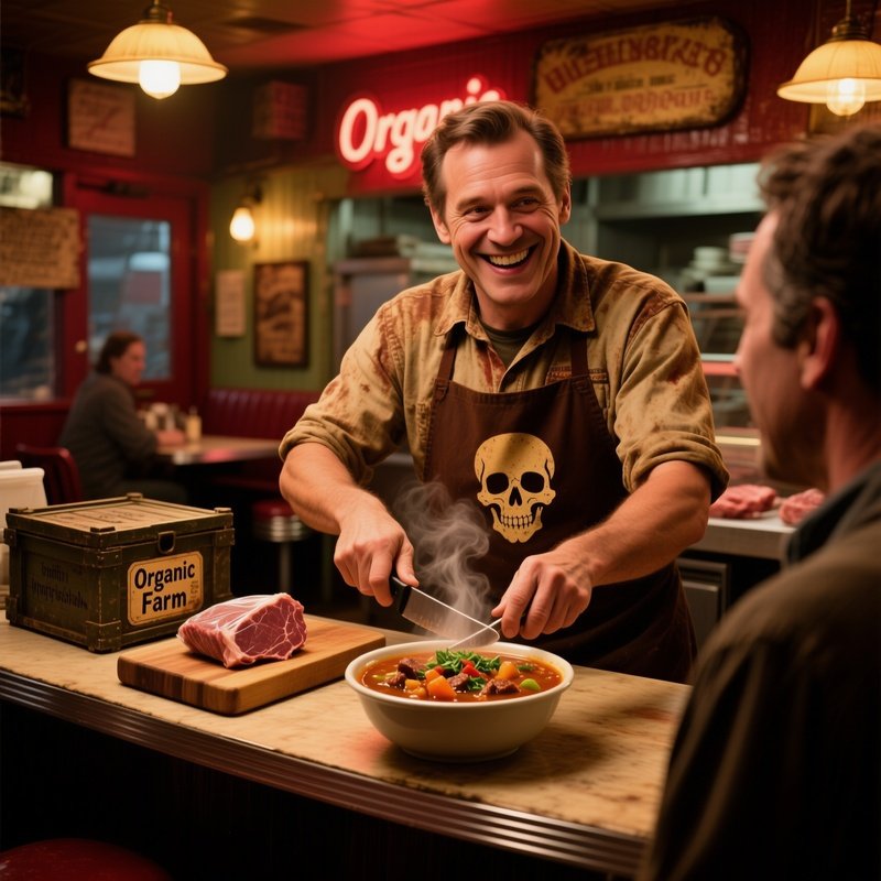 The Cannibal Chef Friendly Roadside Diner Owner Serves Delicious Stew But The Meat Source Is Suspicious