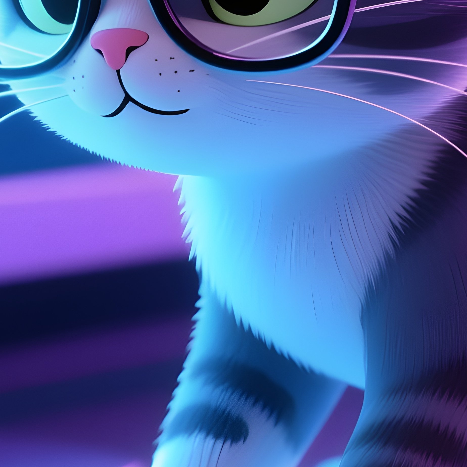 The Cat Hacker Writing Code On Keyboard - Full Resolution Quality Preview