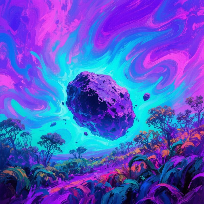 The Color Out Of Space Abstract Visual Art