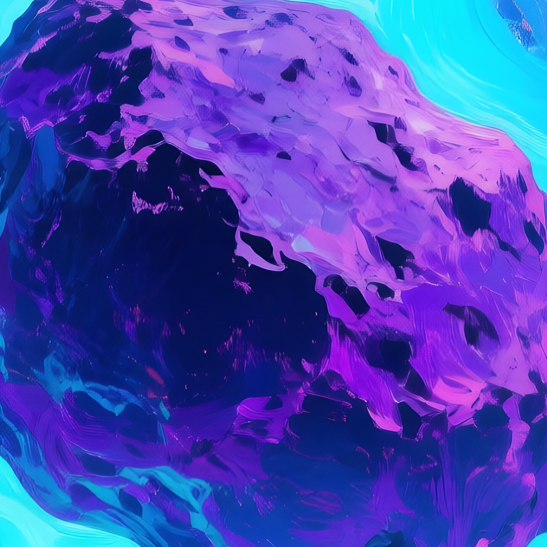 The Color Out Of Space Abstract Visual Art - Full Resolution Quality Preview