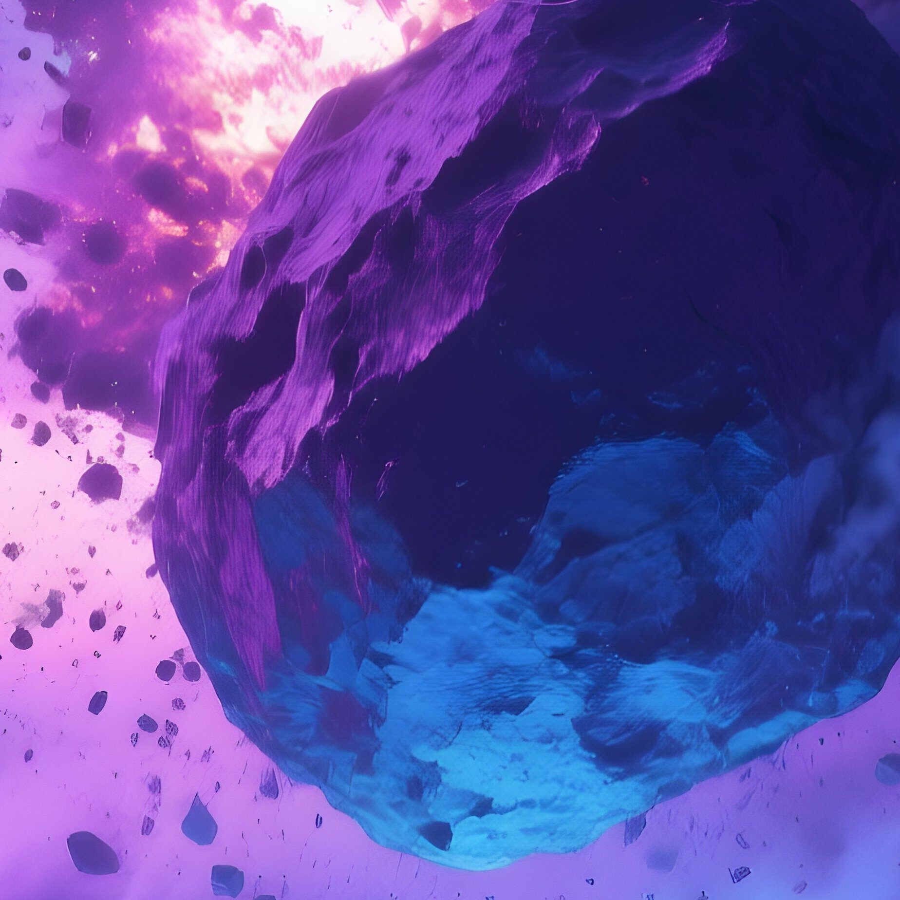 The Color Out Of Space Meteorite Crash Vegetation Altered - Full Resolution Quality Preview