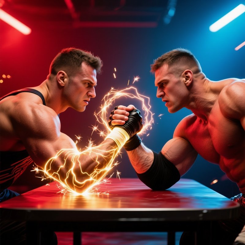 The Contest Of Strength Arm Wrestling Telekinesis