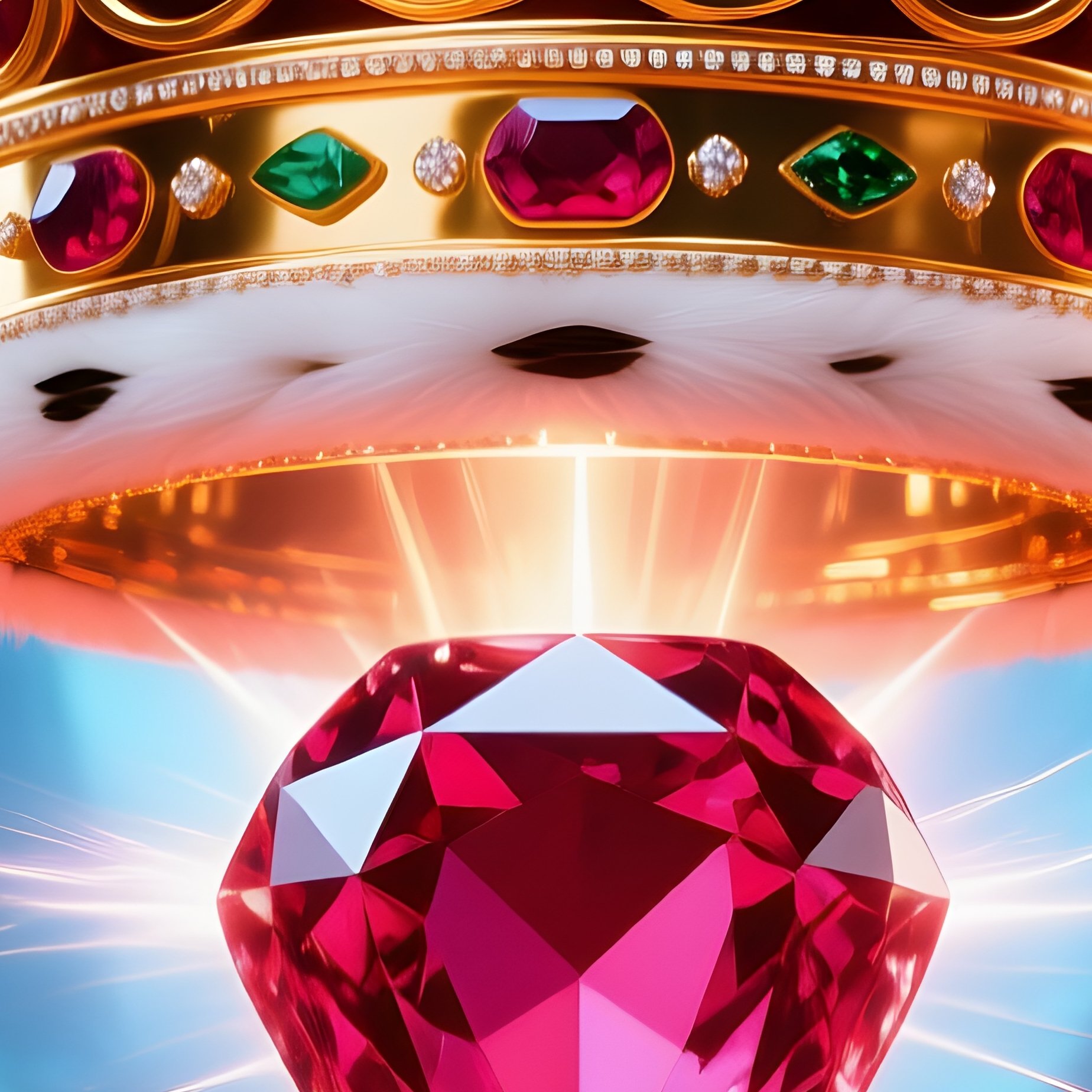 The Crown Jewel As A Metaphor For Wealth Power - Full Resolution Quality Preview