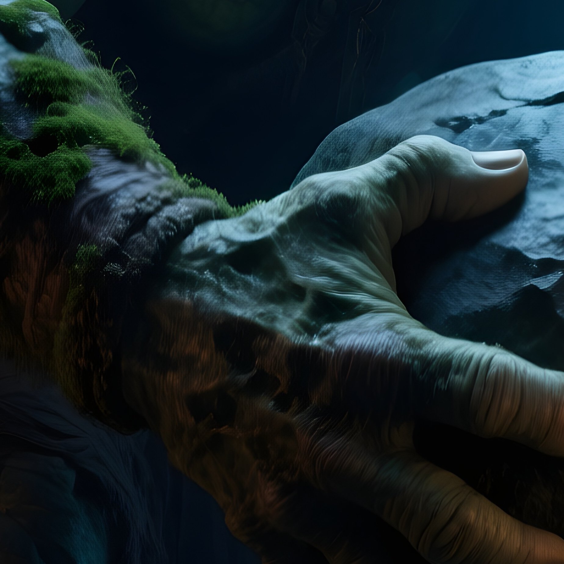 The Cyclops Cave Trapped In A Cave With A Giant One Eyed Shepherd Who Blocks The Exit With A Boulder - Full Resolution Quality Preview