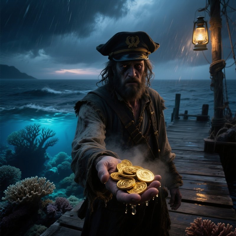 The Deep Ones Gold Captain Offers Brine Gold For Reef Passage