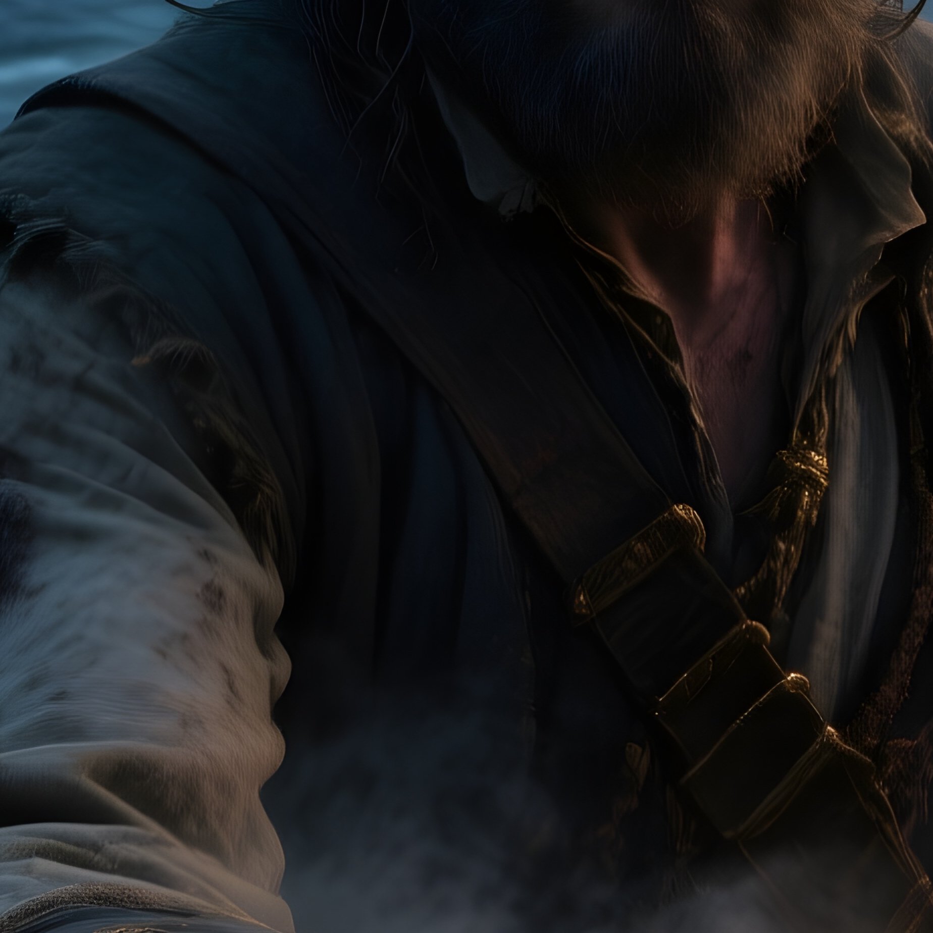 The Deep Ones Gold Captain Offers Brine Gold For Reef Passage - Full Resolution Quality Preview