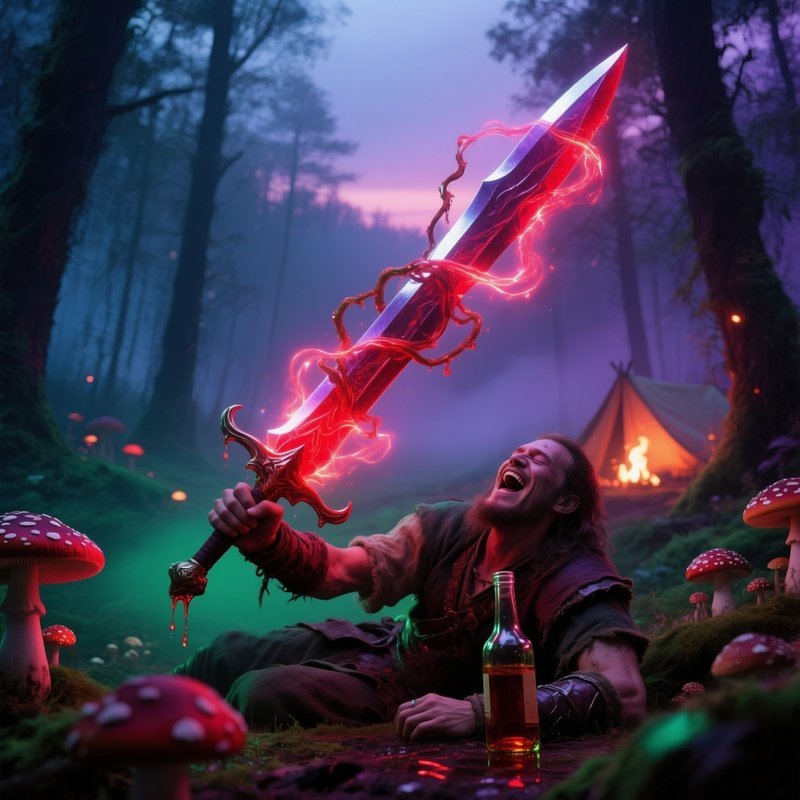 The Drunken Sword Mythical Weapon Only Fights When Drunk