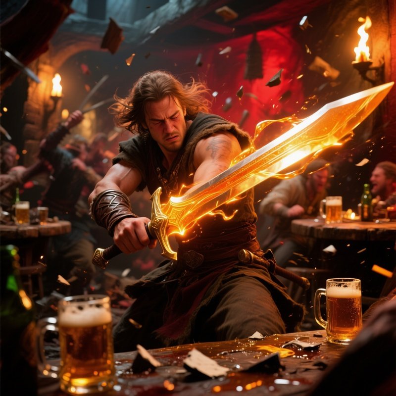 The Drunken Sword Sentient Weapon Wielder Intoxicated