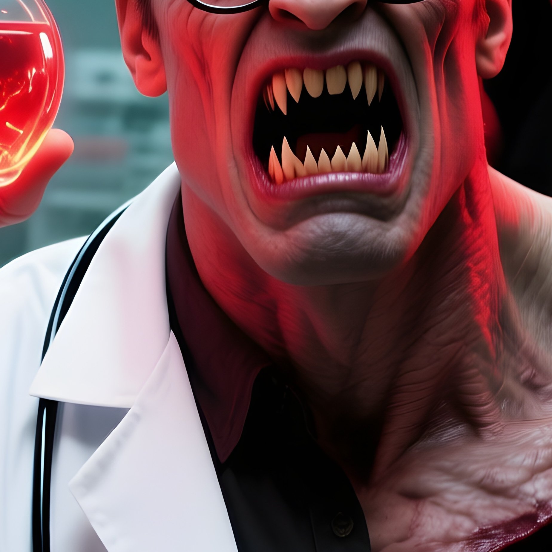 The Dual Personality Gentle Doctor Transforms Into Violent Brute - Full Resolution Quality Preview