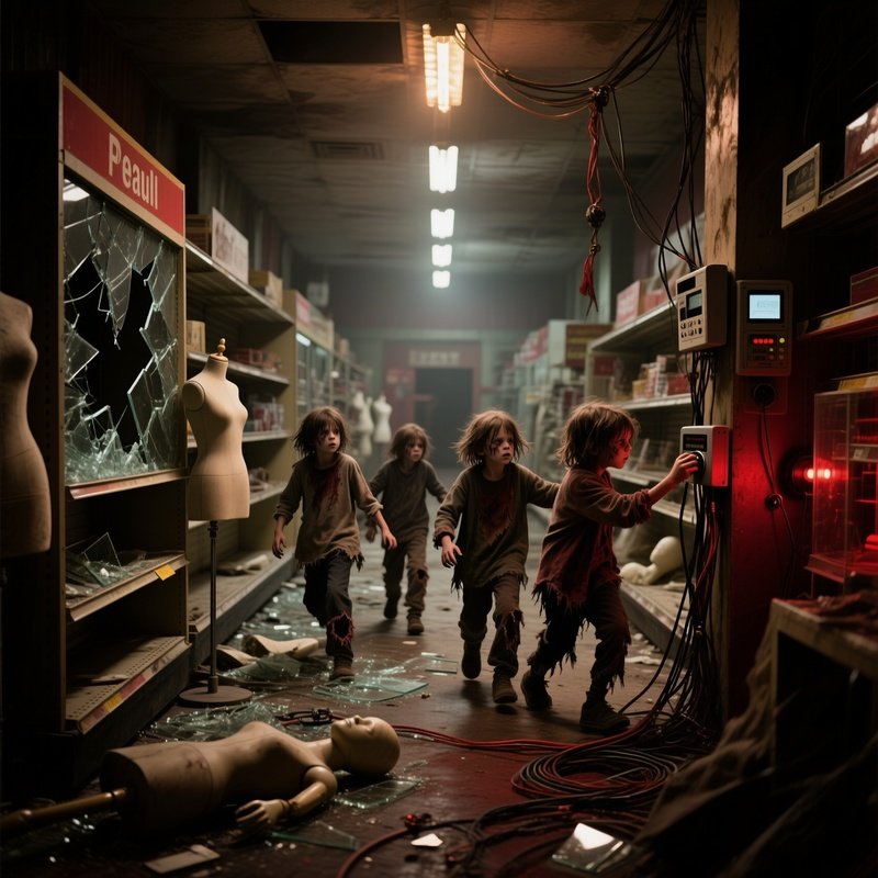 The Feral Children A Pack Of Children Controls A Trap Filled Department Store