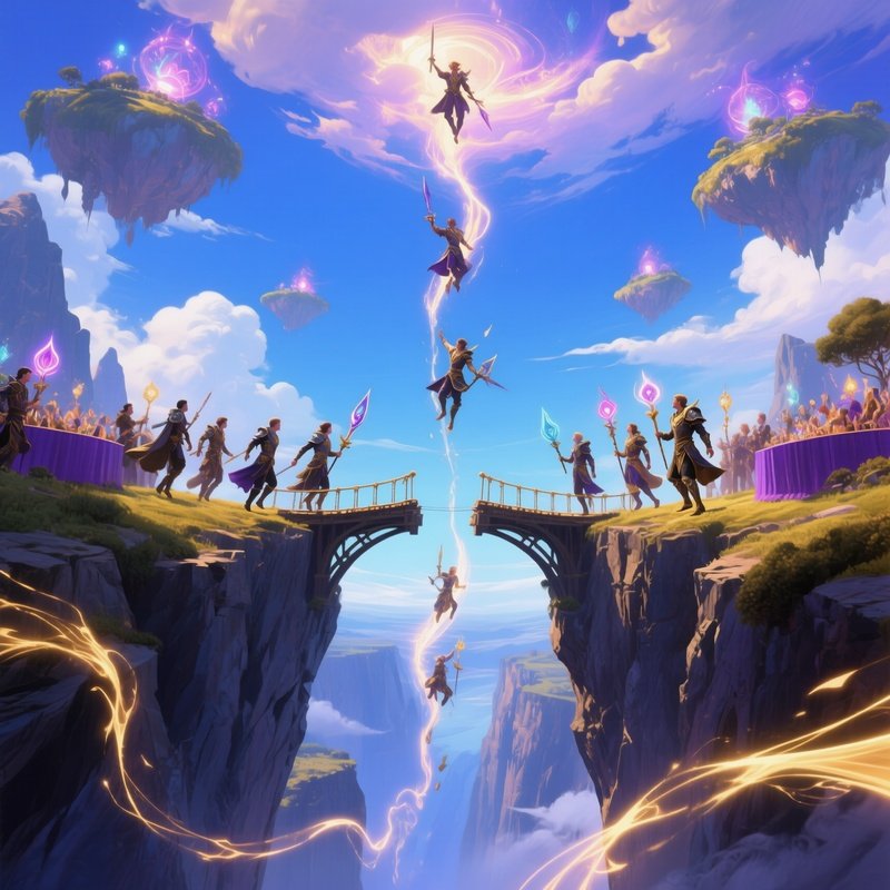 The Gravity Bridge Party Crossing Chasm Gravity Reverses