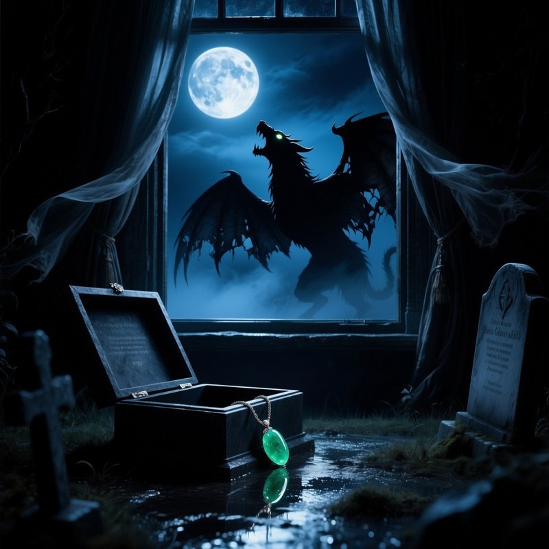 The Hound Jade Amulet Stolen Grave Winged Beast Howls